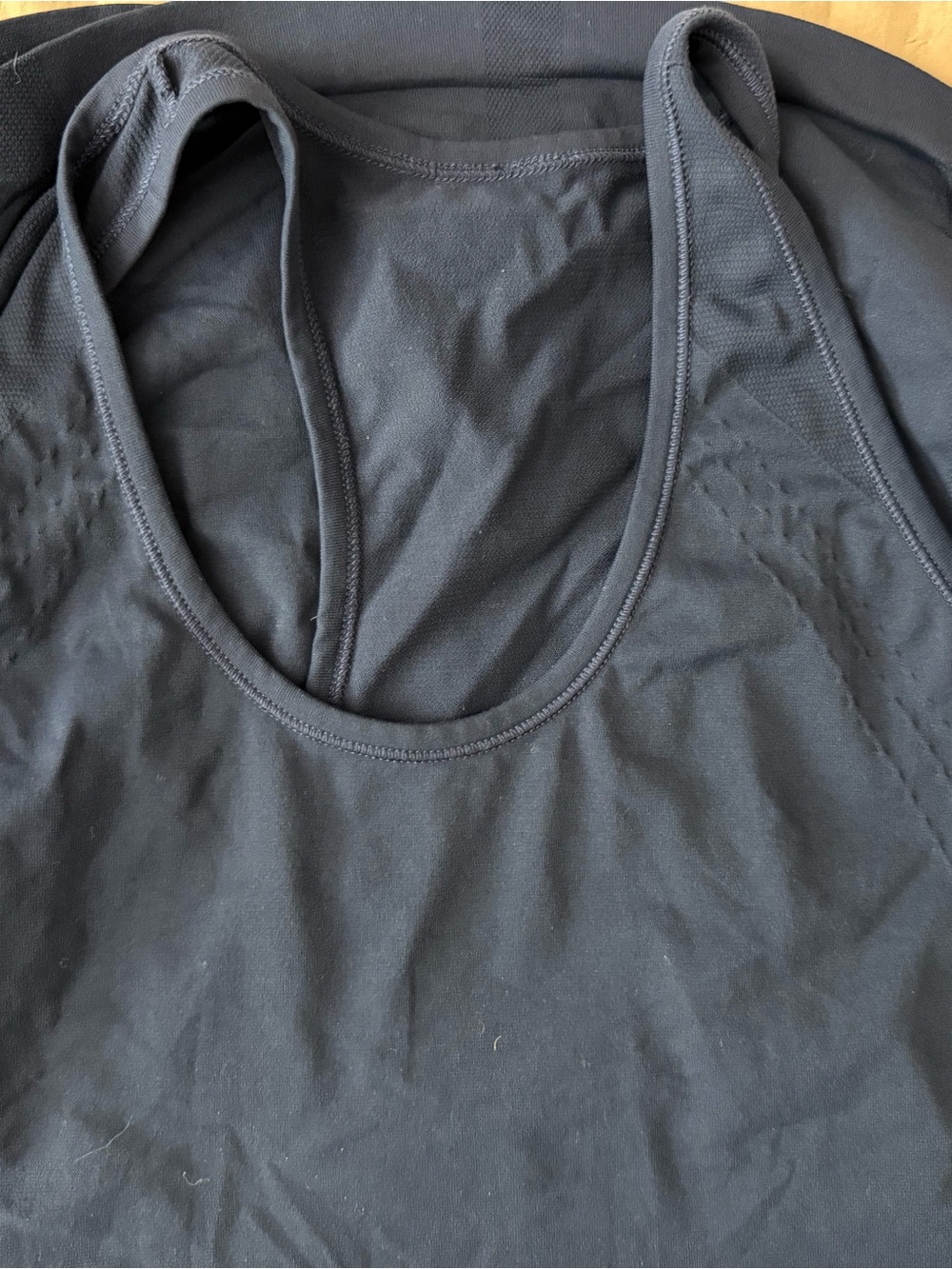 Athleta Navy Blue Racerback Performance Tank - Picture 3 of 3